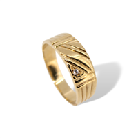 Anneau Idee Preziose dal 1987 Homme in Or jaune Diamante 0.02 Ct IP.AK18G/1D - IP.AK18G/1D
